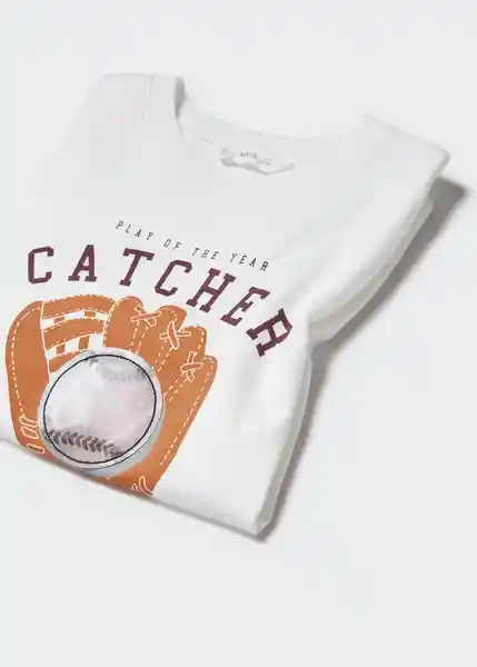 Camiseta Catchmc Offwhite Talla 06 Niños Mango