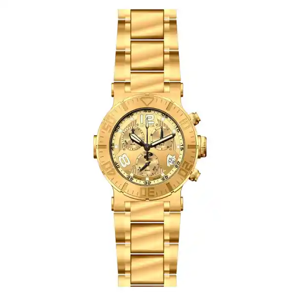 Invicta Reloj Hombre Dorado 675L