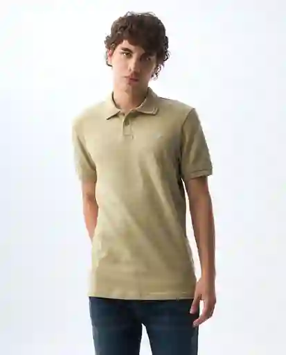 Camiseta Hombre Beige Talla M 801G006_BEI161110 Americanino