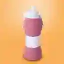 Vaso Plástico Plegable de Silicona de Rosa 600 mL Serie Miniso