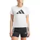 Adidas Camiseta Run it Tee Blanco Para Mujer Talla L