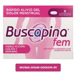 Buscapina Fem Comprimidos Recubiertos  