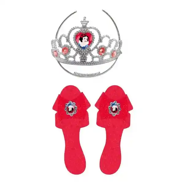 Disney Set Zapatos y Corona Blanca Nieves