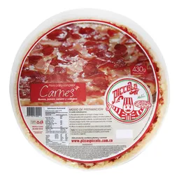 Piccolo Pizza de Carnes Congelada