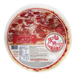 Piccolo Pizza de Carnes Congelada