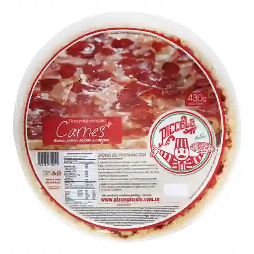 Piccolo Pizza de Carnes Congelada