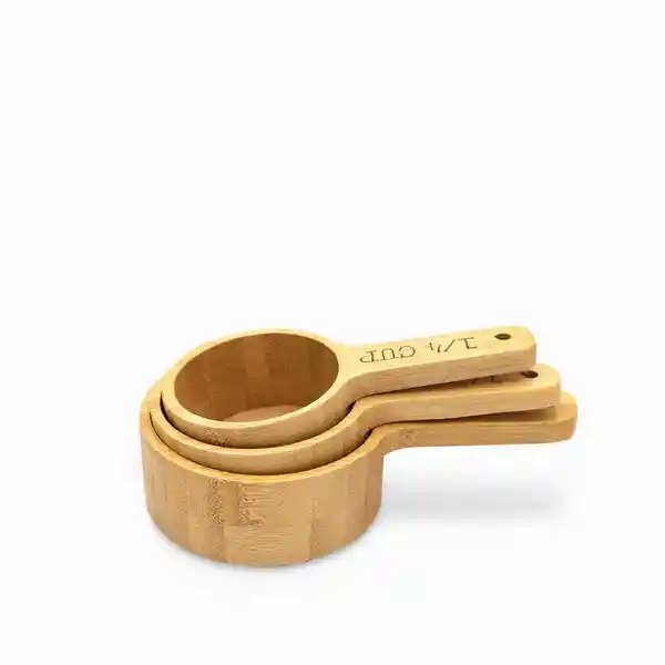 Taza Medidoras en Bambú Ambiente Gourmet