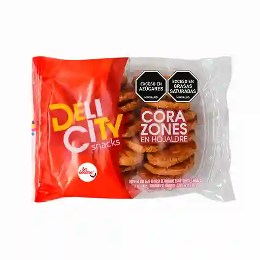 Delicity Pastel Snacks Corazones en Hojaldre