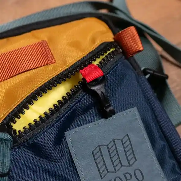Topo Designs Bolso Bandolera Organizador Navy/Mustard