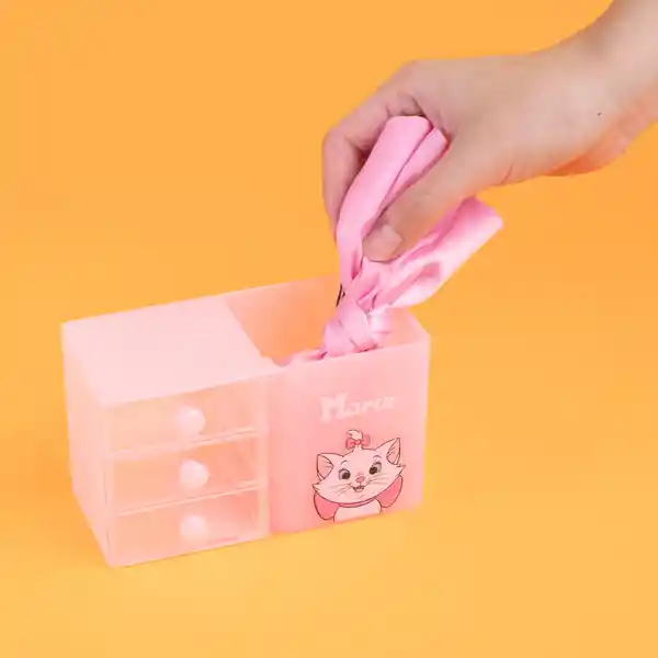 Organizador de Plástico Disney Cat Colección Marie Rosa Miniso