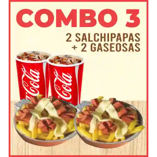 Combo 3 Salchipapas