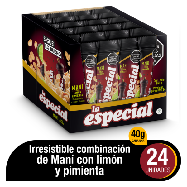 La Especial Maní con Limón y Pimienta 960 g