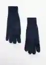 Guantes Perla Navy Talla 99 Mujer Mango