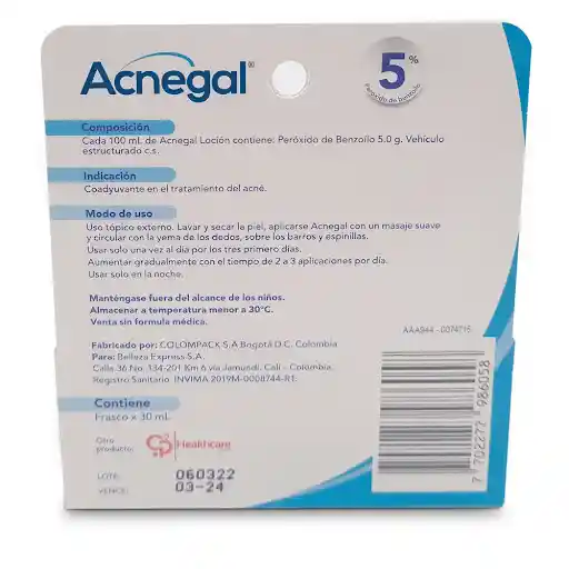 Acnegal Loción Antiacné (5 %)