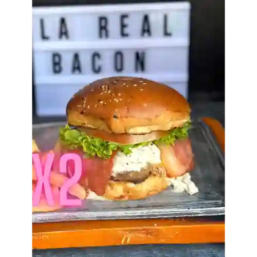 Combo Hamburguesa Bacon
