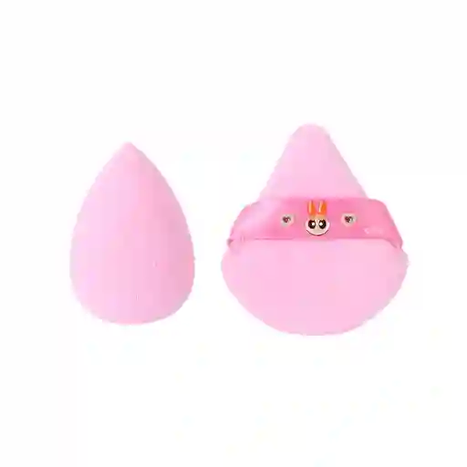 Set de Esponja y Puff Bombón Las Chicas Superpoderosas Miniso