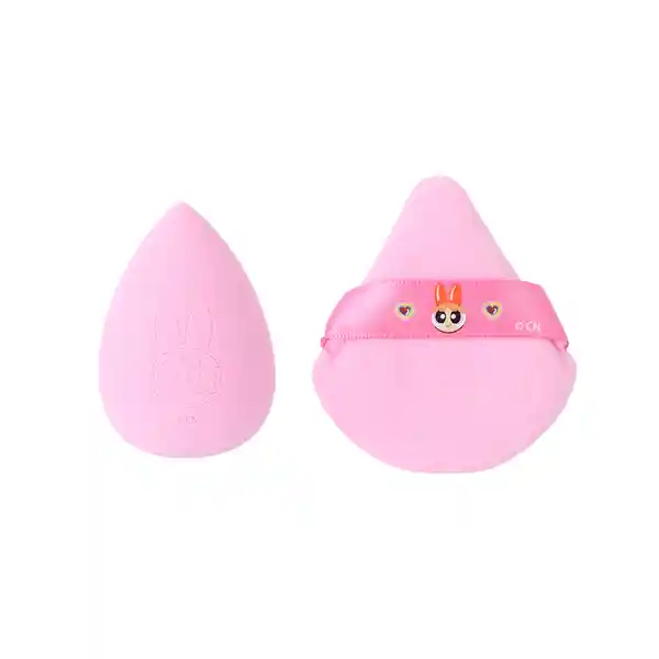 Set de Esponja y Puff Bombón Las Chicas Superpoderosas Miniso