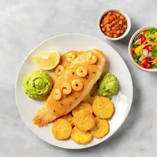 Tilapia En Salsa De Camarones