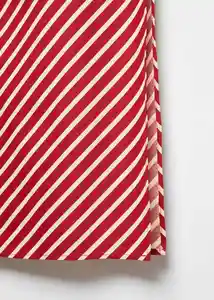 Falda Kodak-H Rojo Talla M Mujer Mango