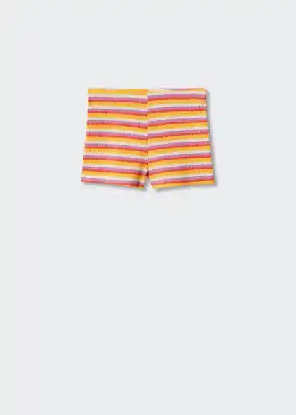 Short Calipo Naranja Talla M Mujer Mango