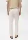 Pantalón Mauro Marfil Talla 42 Hombre Mango
