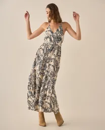 Vestido Azul Marinero Ultra Oscuro Talla XL 693G009 Esprit