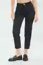Pantalón Lhuna Color Negro Talla 6 Ragged