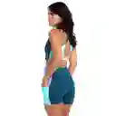 Leggings Corto Huli Dark Teal Mujer Talla M Speedo