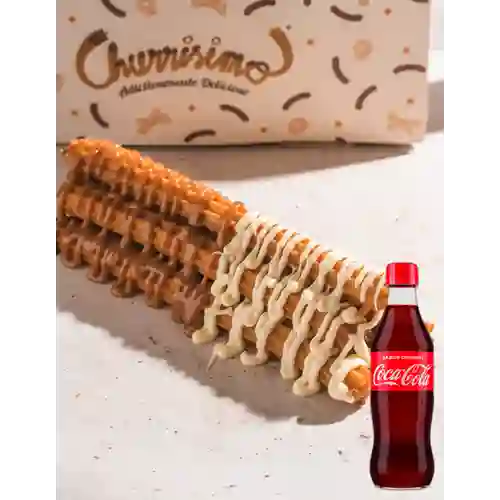 Combo Churros Glaseados X6 +Cocacola Orig 350ml