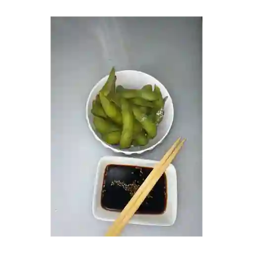 Edamames al vapor