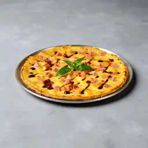 Pizza Pollo Cebolla Dulce Familiar