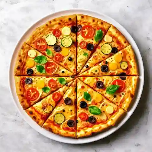 Pizza Vegetariana Familiar con Borde