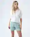Americanino Camisa con Botones para Mujer Color Blanco Talla M 610D000 