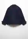 Abrigo Jackie Navy Talla 07 Niñas Mango