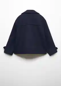Abrigo Jackie Navy Talla 07 Niñas Mango