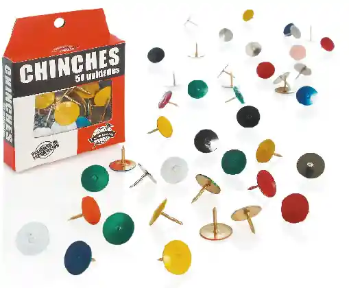 Chinches Metalicos, Caja X 50 Unidades