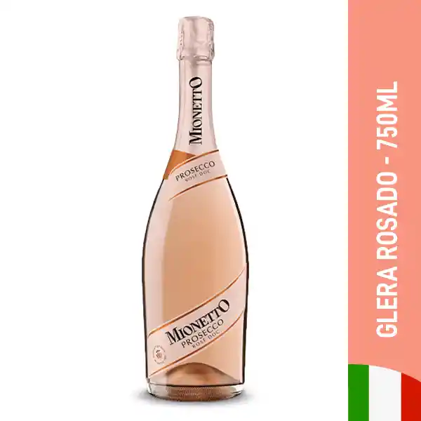 Mionetto Vino Prosecco Rose Botella 750 ml