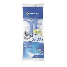 Máquina de Afeitar Desechable 3 Hojas Colsubsidio