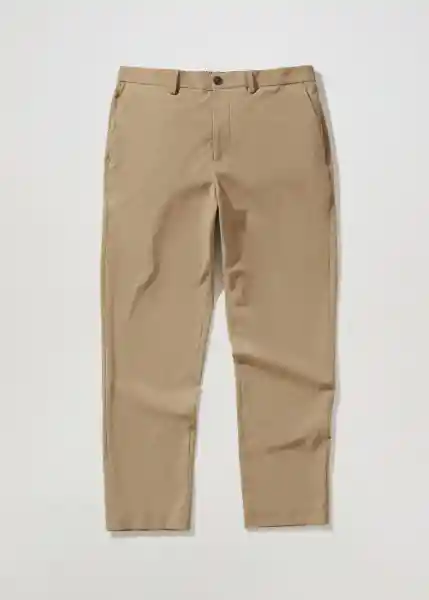 Pantalón Cool Camel Talla 40 Hombre Mango