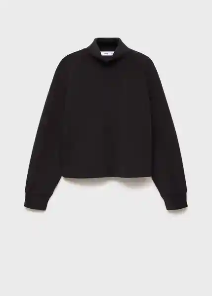 Buzo Sudadera Nei Negro Talla S Mujer Mango