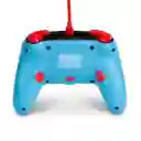 Nintendo Switch Control Alámbrico Súper Mario Azul Cielo/Rojo