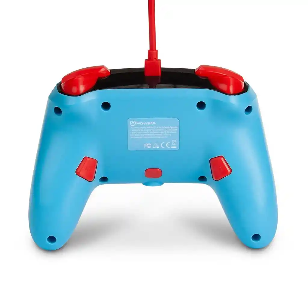 Nintendo Switch Control Alámbrico Súper Mario Azul Cielo/Rojo