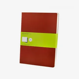 Inkanta Libreta Cahier Hoja Blanca Rojo XL