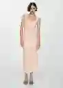 Vestido Julieta Offwhite Talla XS Mujer Mango