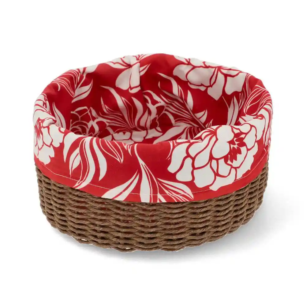 Panera Pequeña Flor Roja 21 x 10