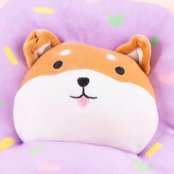 Almohada en Forma de Dona Shiba Inu Serie Miniso