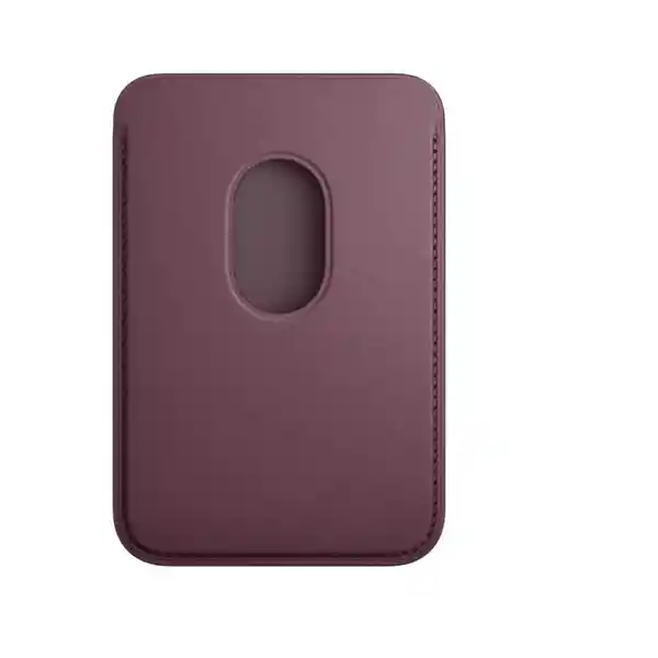 Apple Cartera de Trenzado Fino Con Magsafe Para iPhone Rojo Mora
