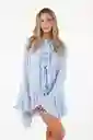 Camisa Aurea Azul Talla 02 M