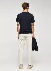 Camiseta Cherlo Navy Talla XS Hombre Mango