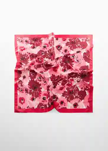 Pañuelo Samsa Rojo Talla 99 Mujer Mango